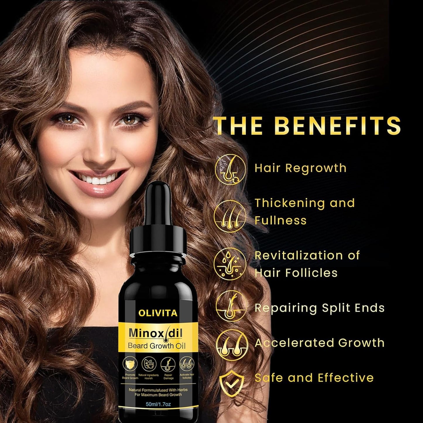 5% Minoxidil for Men and Women Hair Growth Serum